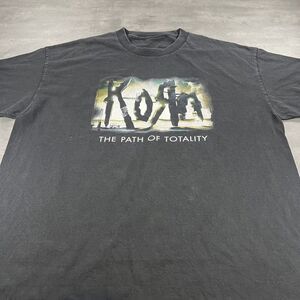 Korn Band Shirt Adult XL Black NuMetal Rock Concert Merch Path‎ To Totality Tour